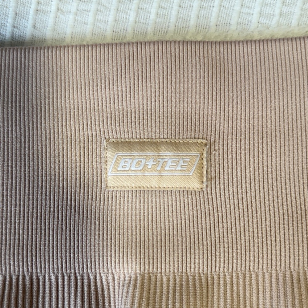 Bo+Tee Women's Tan Leggings